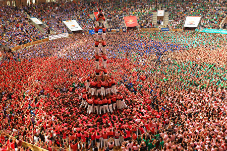 SPAIN-CATALONIA-HUMAN-TOWERS-CASTELLERS