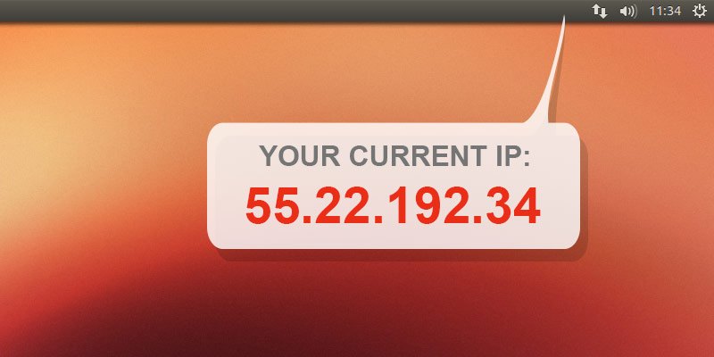 Ubuntu系统托盘上显示IP地址的图片1
